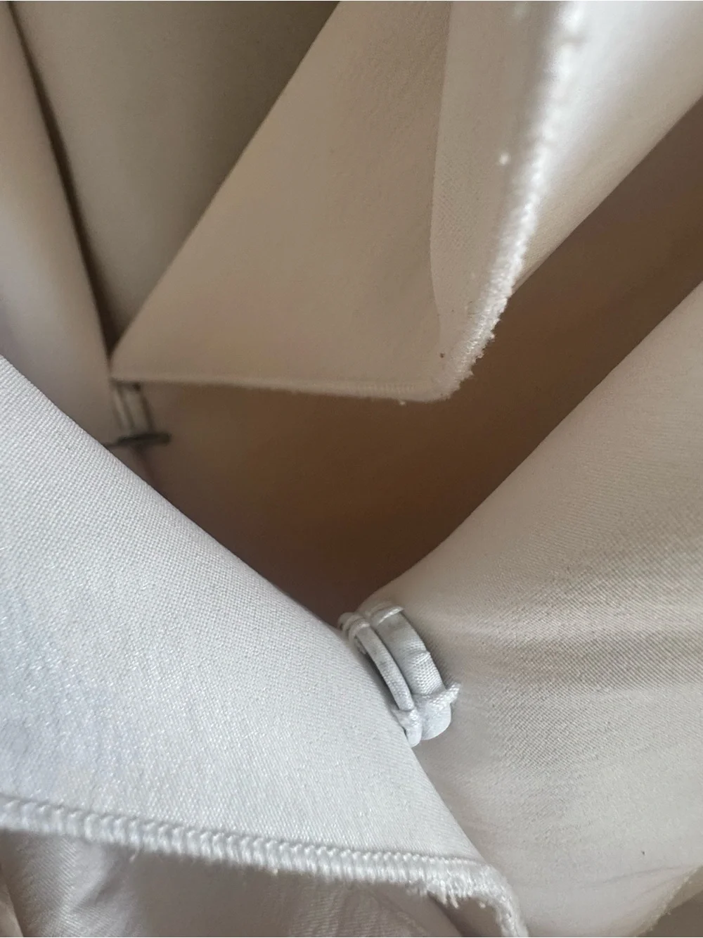 Couture White Jacket blouse with Oversized Collar avant garde
